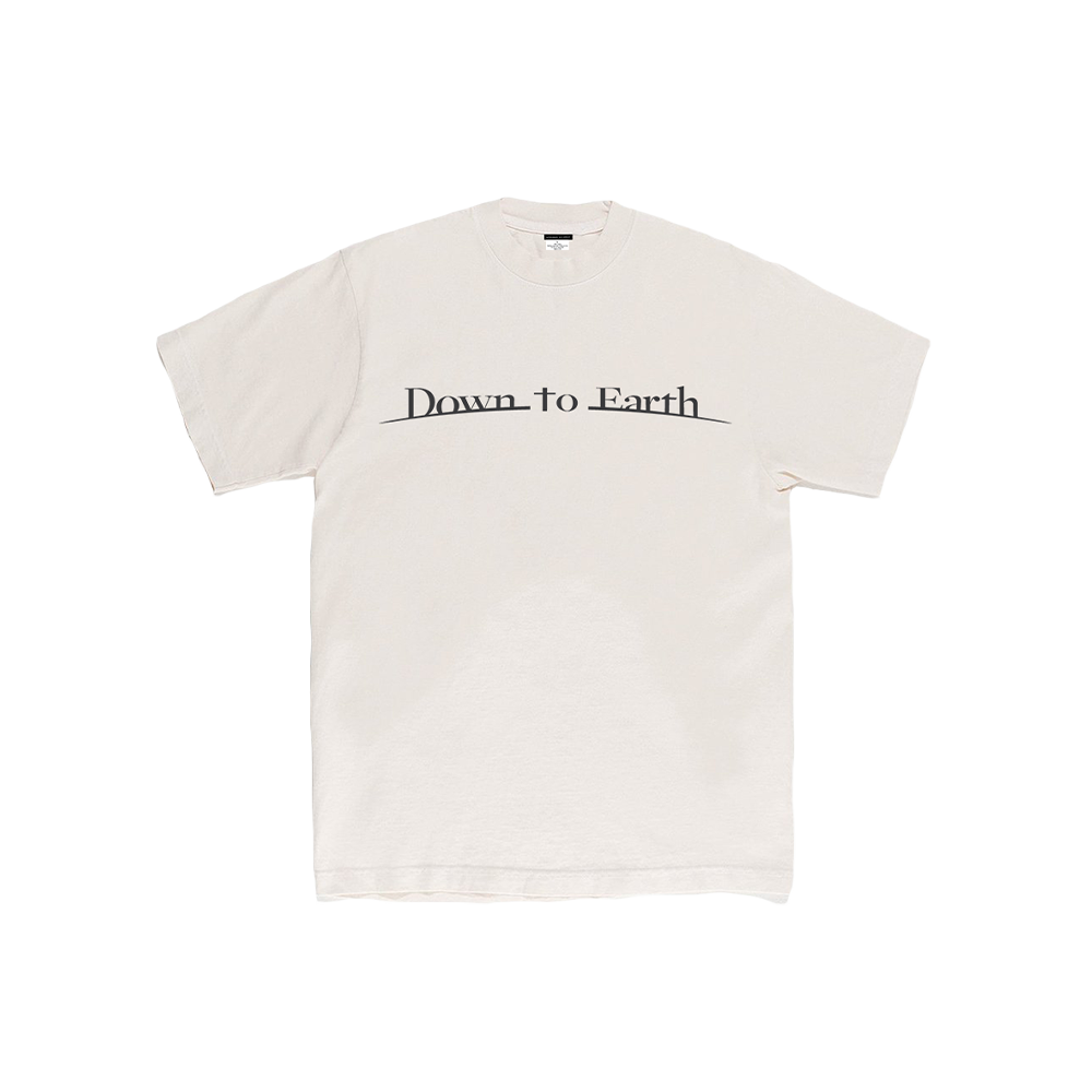 Down To Earth Tee (Creme) Front