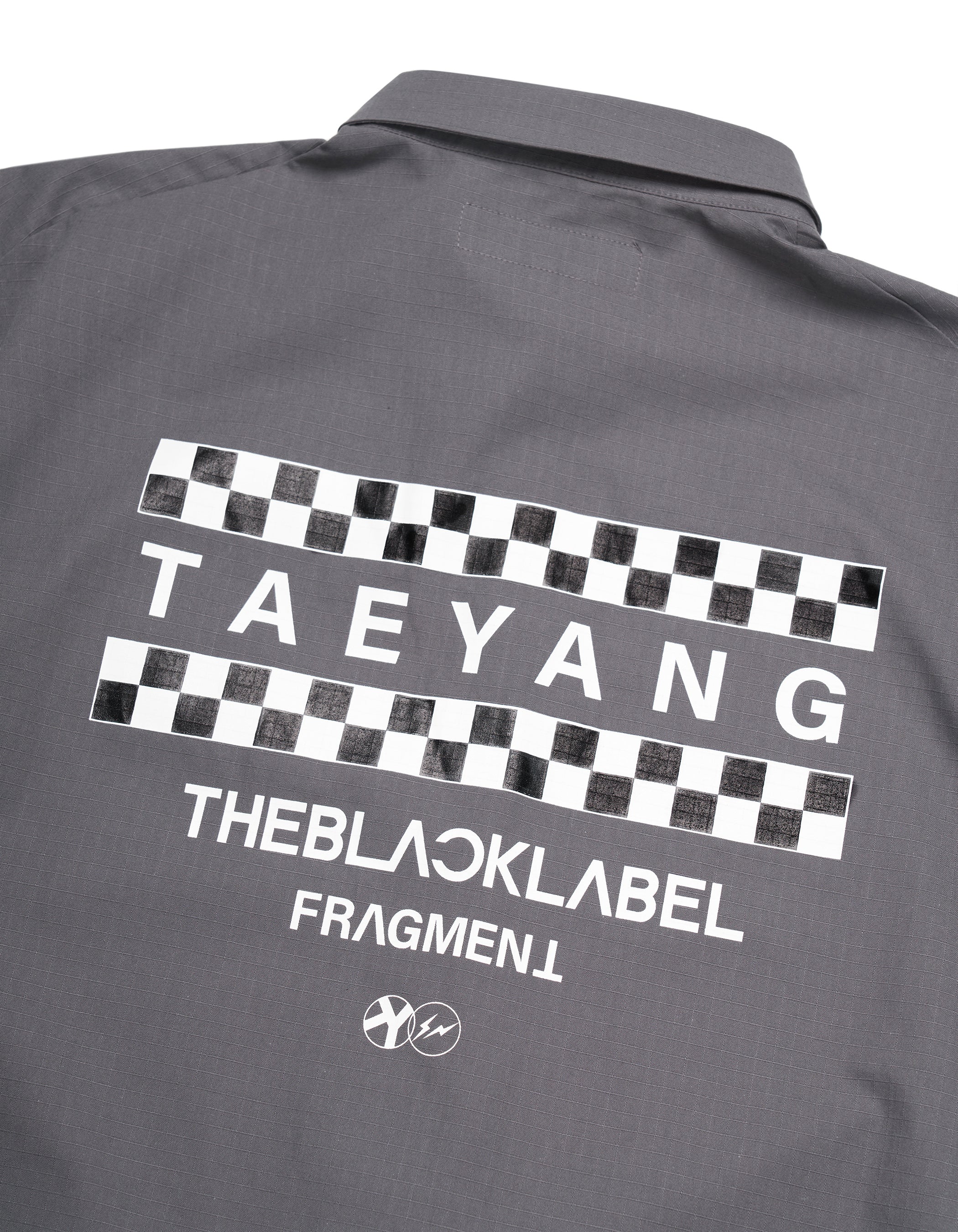 TAEYANG x Fragment Design Shoong! Work Shirt Back Detail